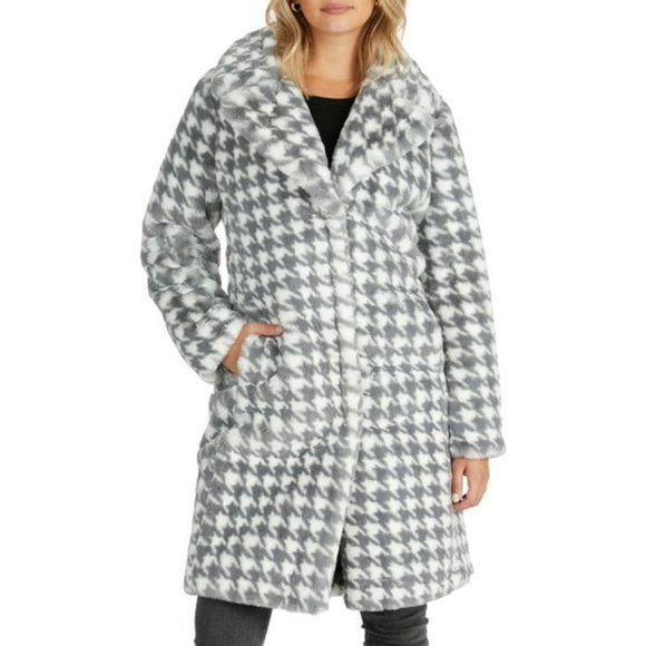 NVLT Faux Fur Coat NWT - Picture 1 of 8